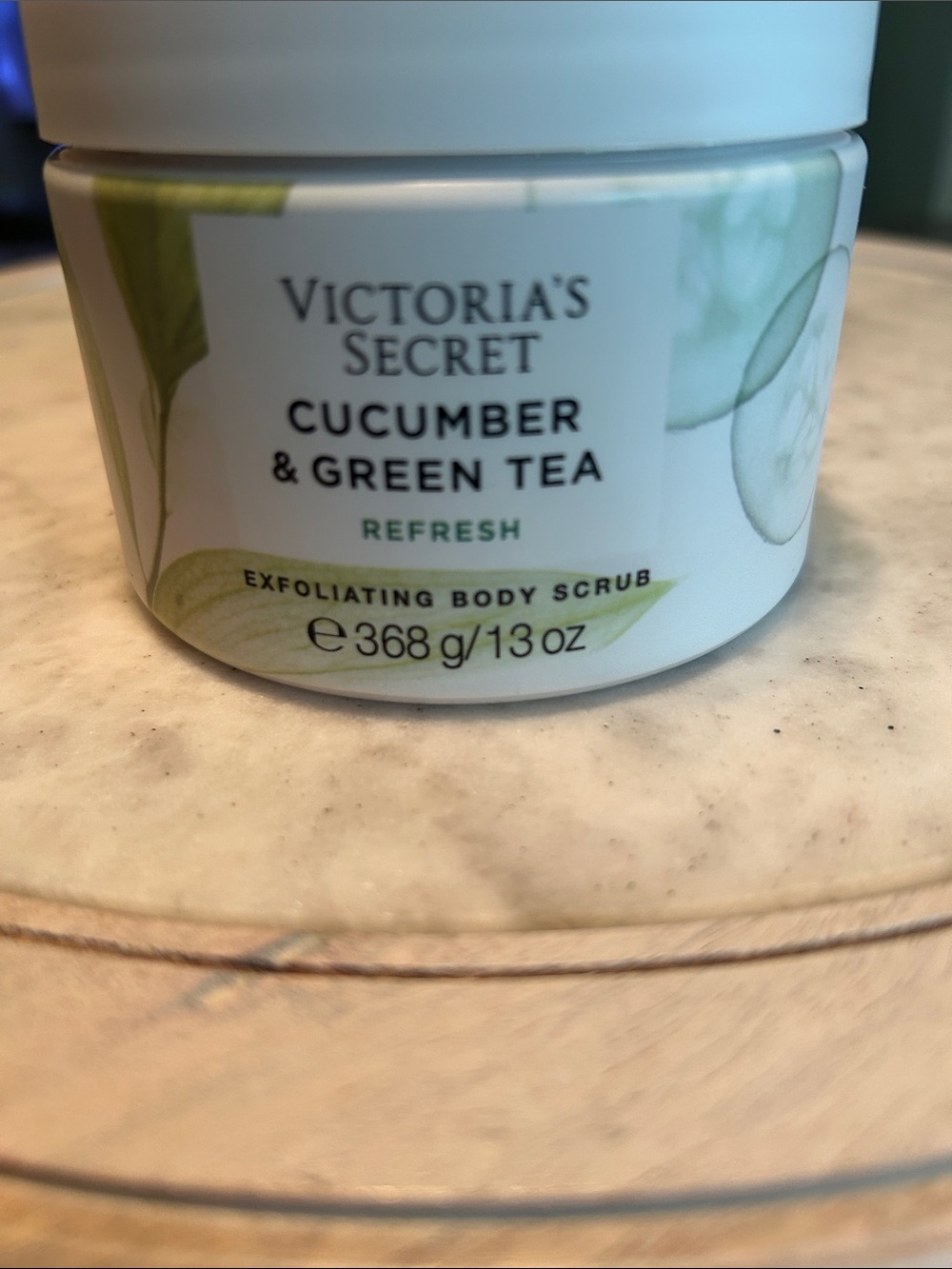 Victoria's Secret Cucumber & Green Tea Body Lotion and Scrub - Green, White - Picture 4 of 4